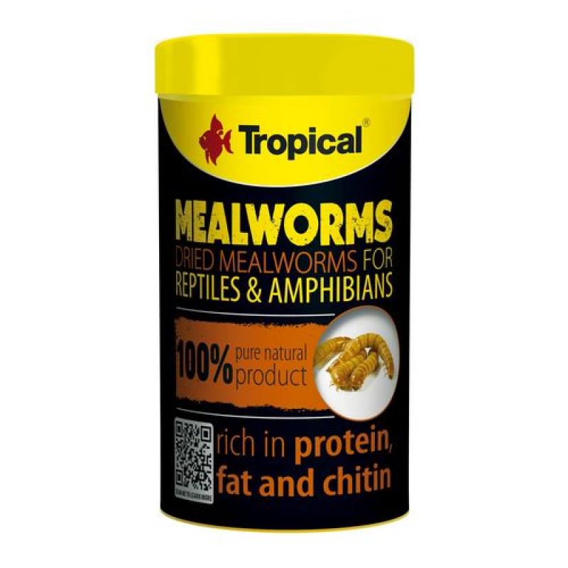 Tropical Meal worms 100ml/13g přírodní krmivo pro plazy Tropical