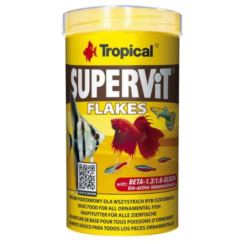 Tropical Supervit 500ml/100g základní krmivo pro akvarijní ryby Tropical