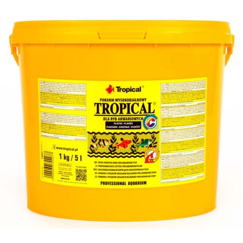 Tropical Tropical 5l/1kg vysokoproteinové krmivo pro akvarijní ryby Tropical