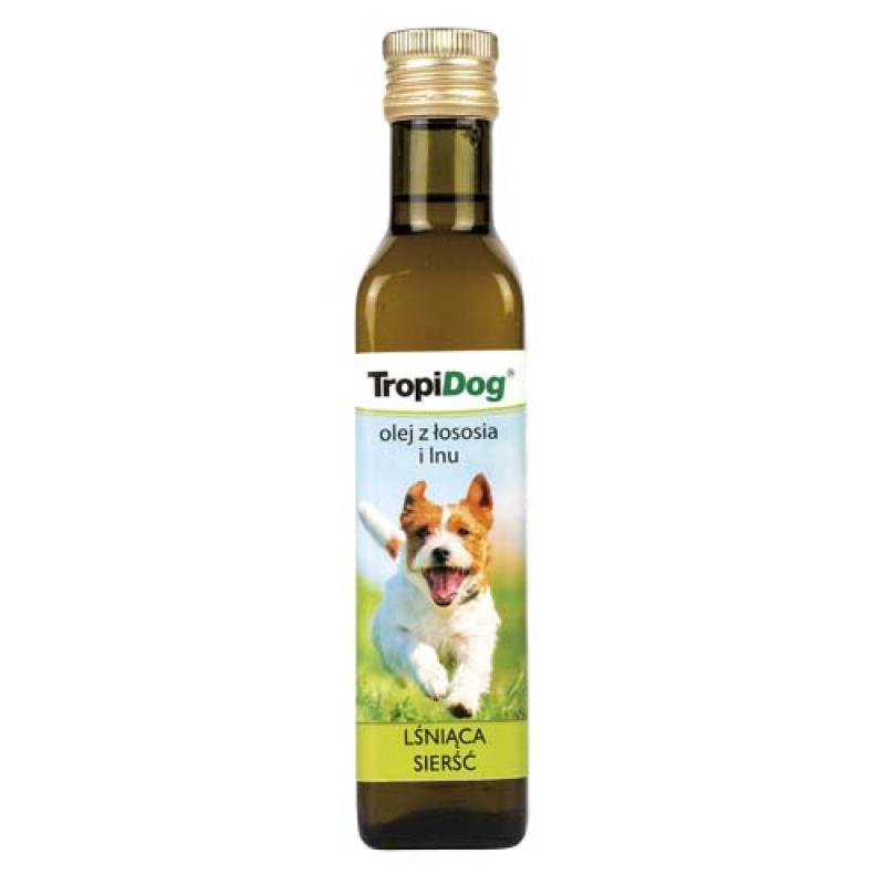 Tropidog Lososový a lněný olej pro psy 250ml Tropidog