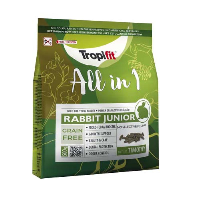 Tropifit ALL IN 1 Rabbit Junior 500g krmivo pro mladé králíky Tropifit