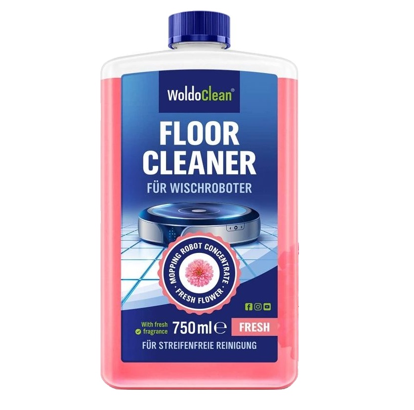 WoldoClean Čistič podlah pro robotické vysavače Flower 750 ml WoldoClean