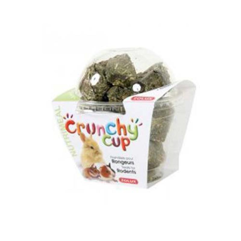 Zolux CRUNCHY CUP pochoutka pro hlodavce mrkev a vojtěška 200g Zolux