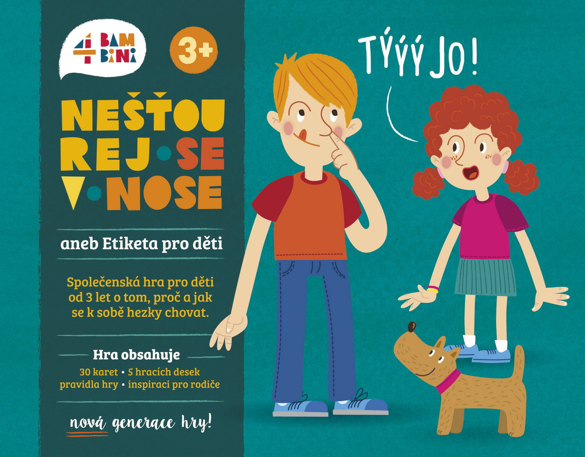 4bambini Nešťourej se v nose! aneb Etiketa pro děti - nová generace 4bambini