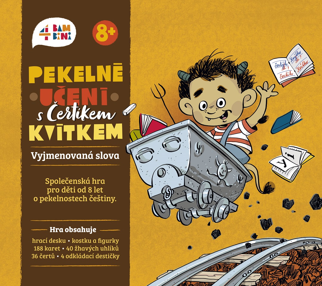 4bambini Pekelné učení s Čertíkem Kvítkem: Vyjmenovaná slova 4bambini