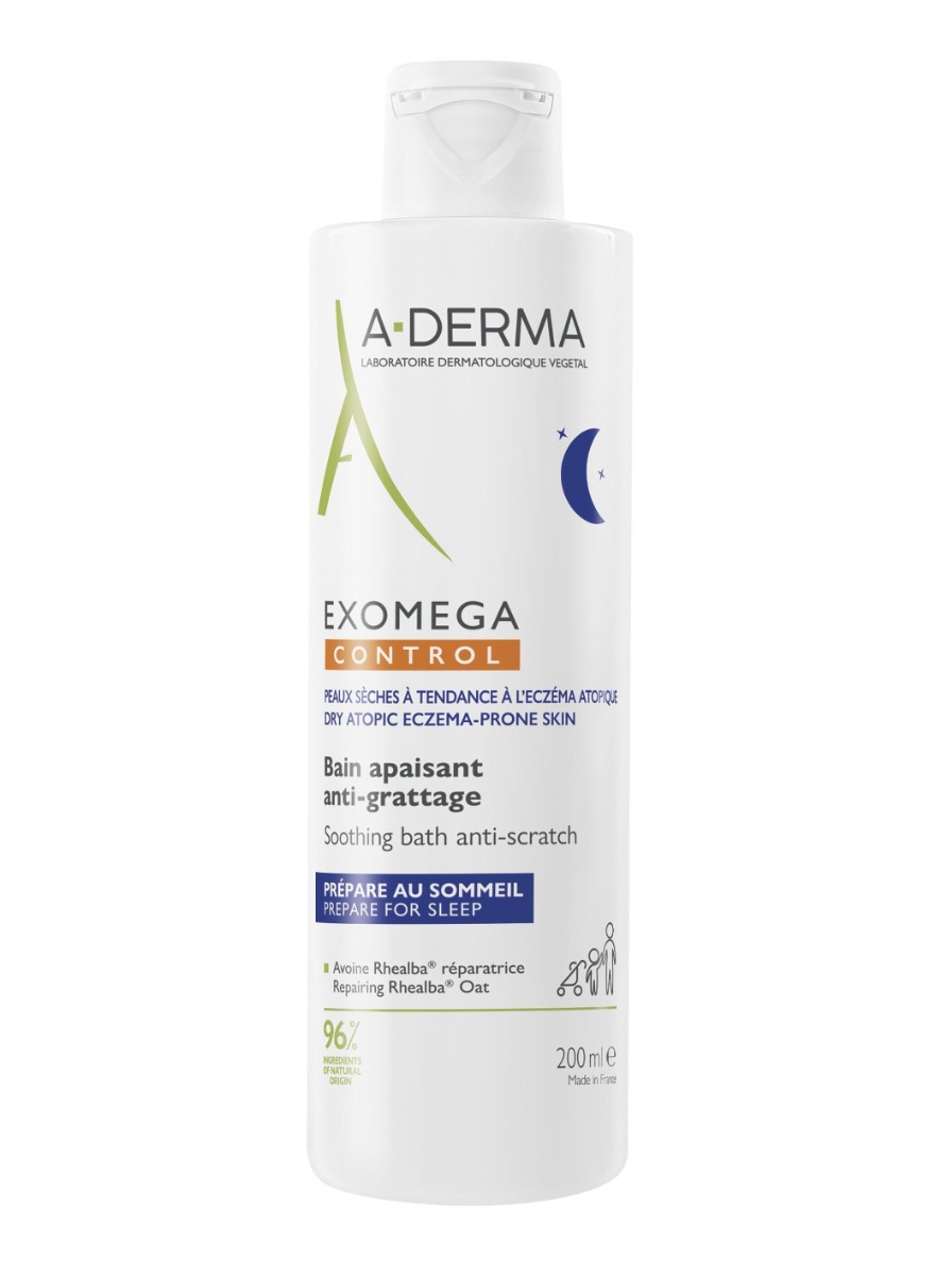 A-Derma Exomega Control Zklidňující koupel 200 ml A-Derma