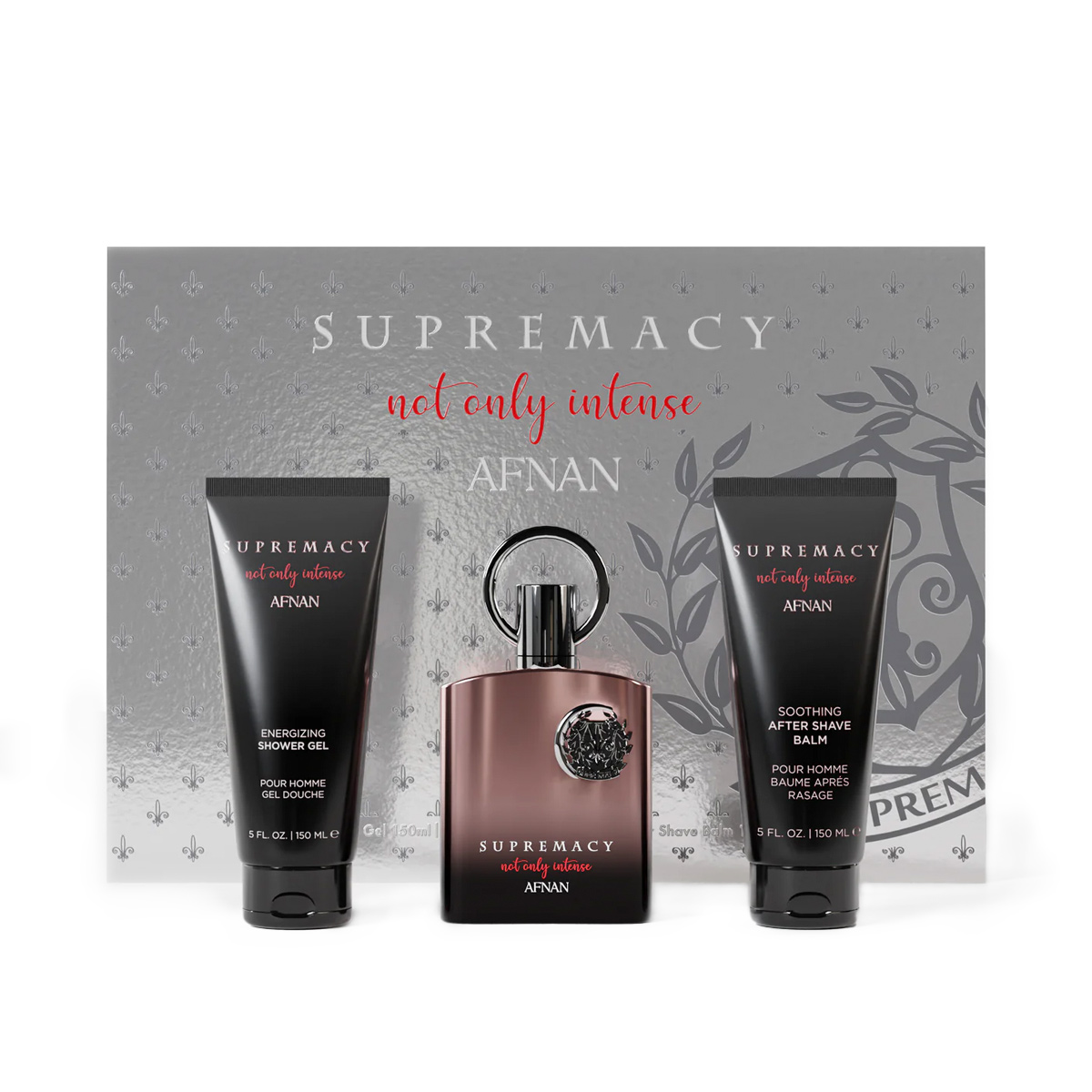 Afnan Supremacy Not Only Intense Extrait de Parfum 100 ml + ASB 150 ml + SG 150 ml M l + SG 150 ml M Afnan