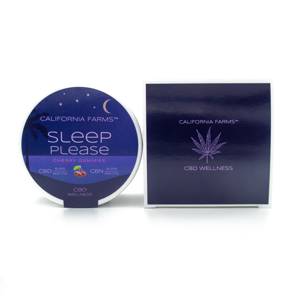 California Farms Sleep please 600 mg CBD/400 mg CBN 40 želé tablet California Farms