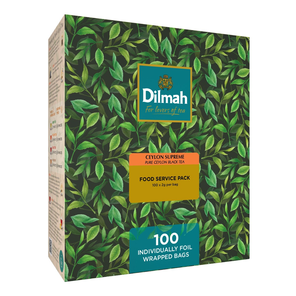 Dilmah Černý čaj Ceylon Supreme nálevové sáčky 100x2 g Dilmah