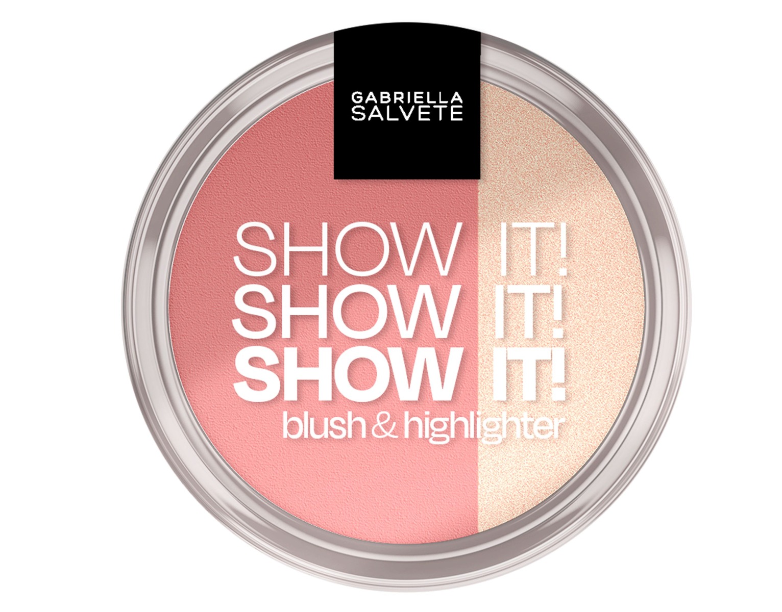 Gabriella Salvete Show It! Blush Highlighter 01 tvářenka s rozjasňovačem 9 g Gabriella Salvete