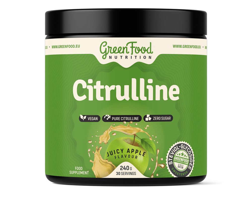 GreenFood Nutrition Citrulline juicy apple 240 g GreenFood Nutrition