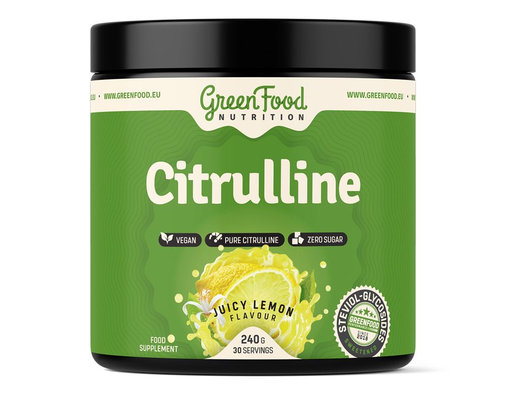 GreenFood Nutrition Citrulline juicy lemon 240 g GreenFood Nutrition