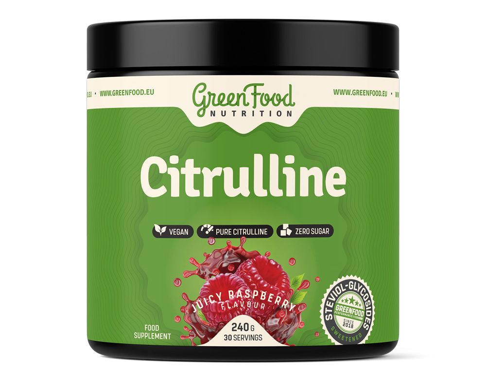 GreenFood Nutrition Citrulline juicy raspberry 240 g GreenFood Nutrition