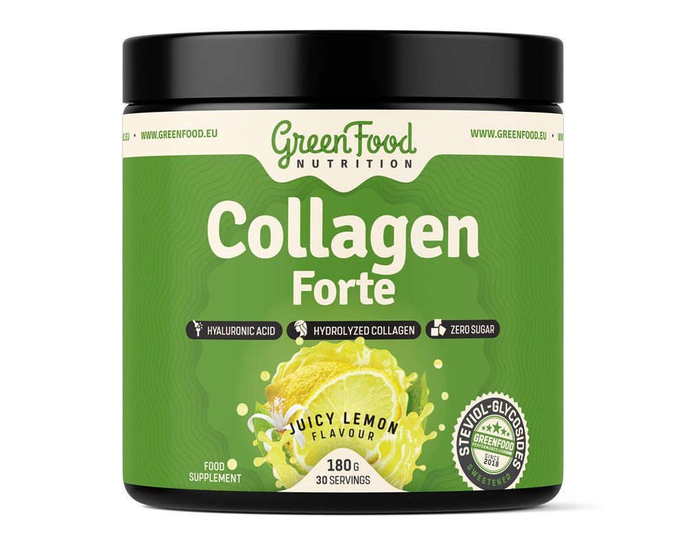 GreenFood Nutrition Collagen Forte juicy lemon 180 g GreenFood Nutrition