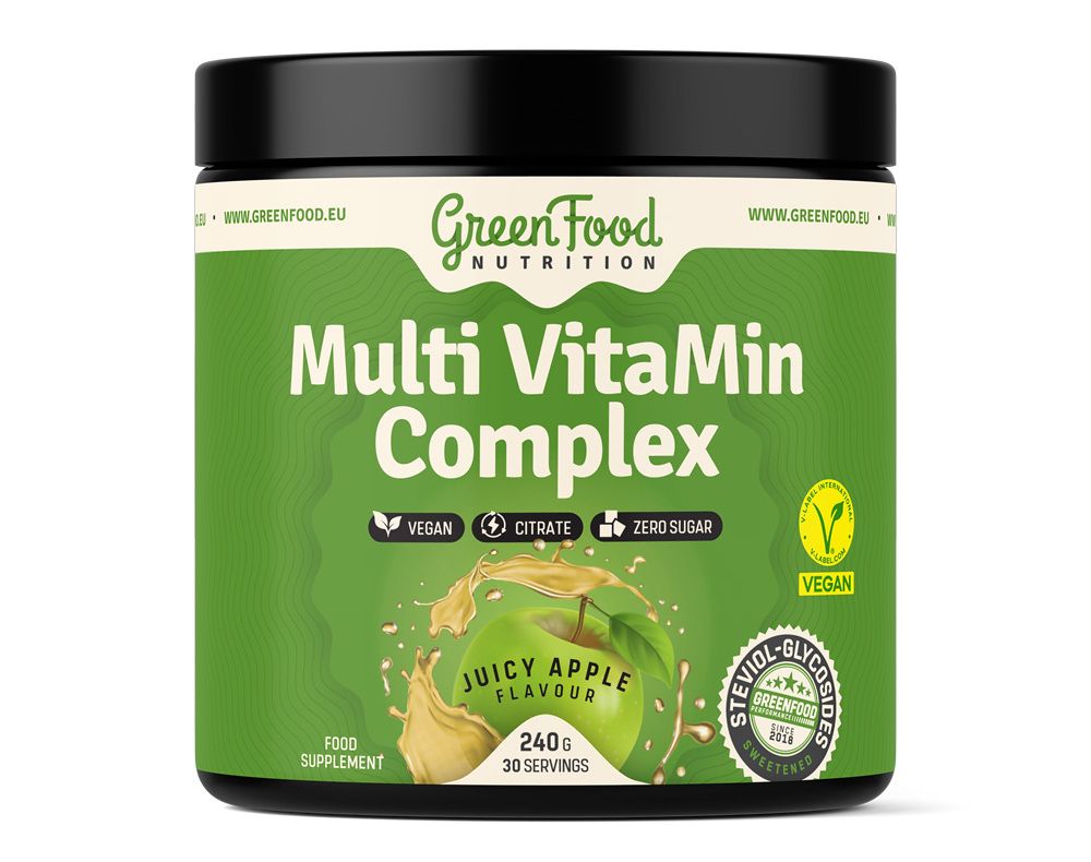 GreenFood Nutrition Multi VitaMin Complex juicy apple 240 g GreenFood Nutrition