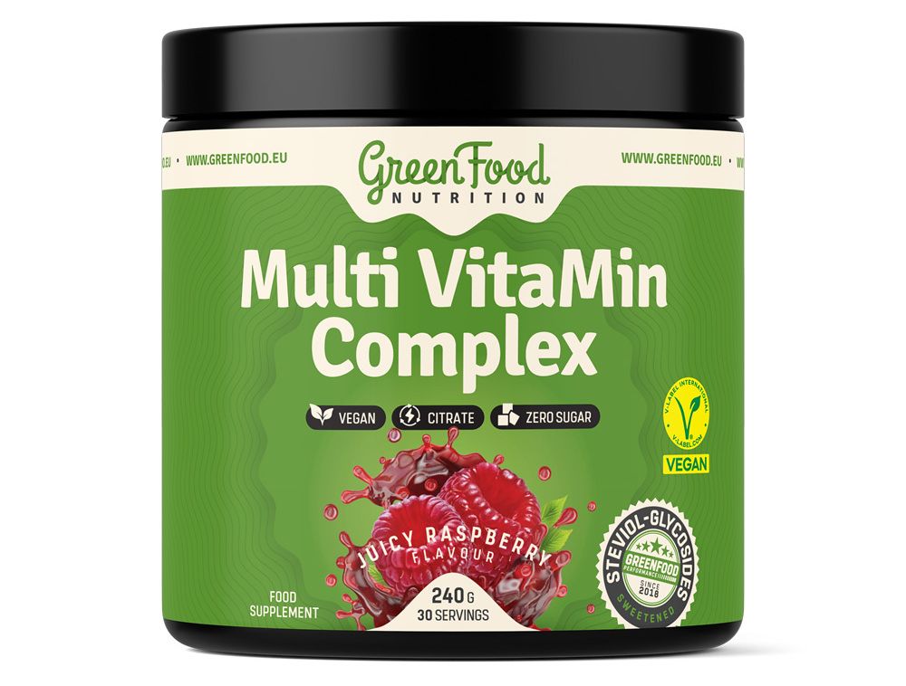 GreenFood Nutrition Multi VitaMin Complex juicy raspberry 240 g GreenFood Nutrition