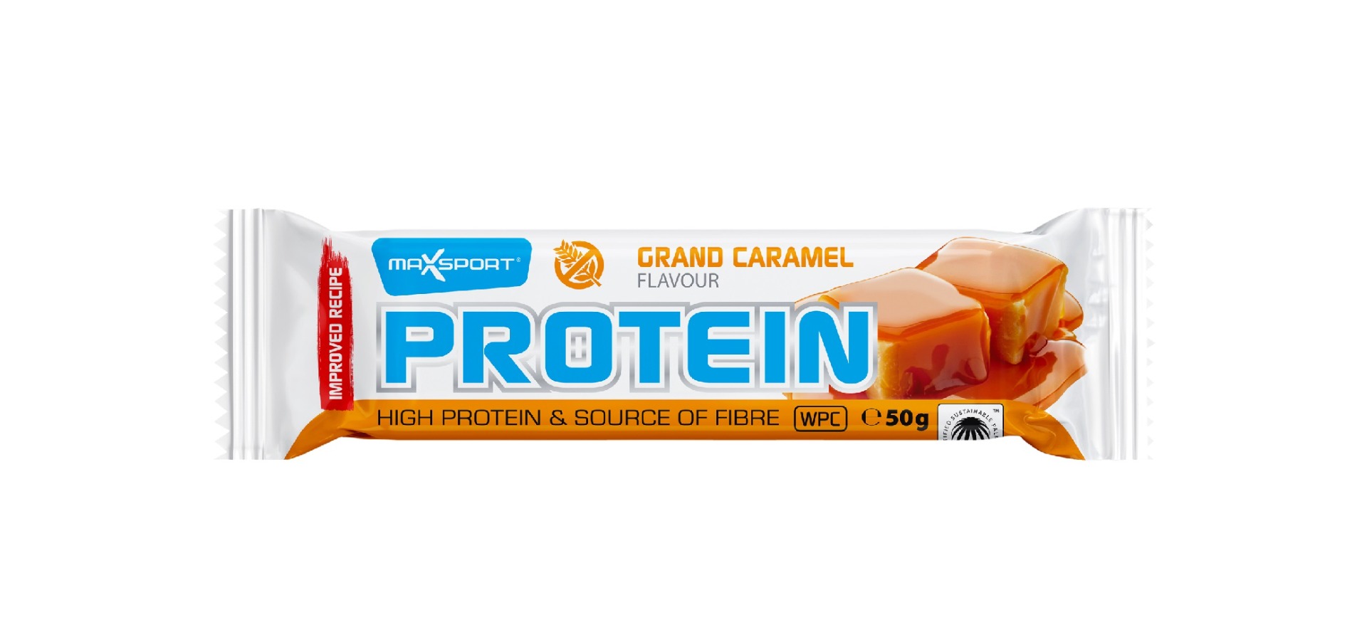 Max Sport Protein snack Grand caramel 50 g Max Sport