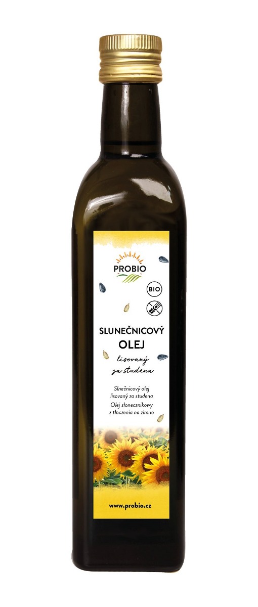 PROBIO Olej slunečnicový lisovaný za studena BIO 500 ml PROBIO