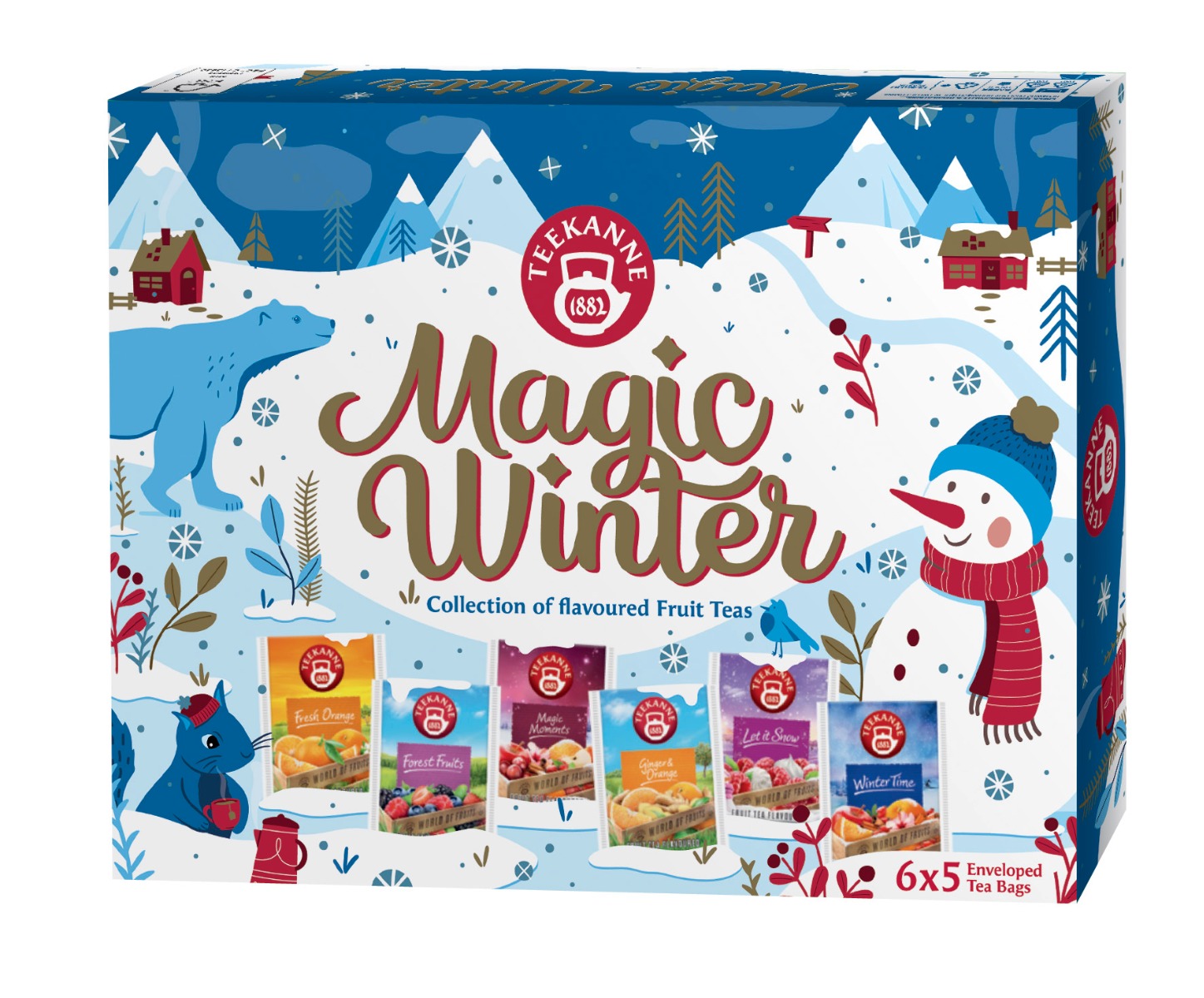 Teekanne Magic Winter dárková kolekce 6x5 sáčků Teekanne