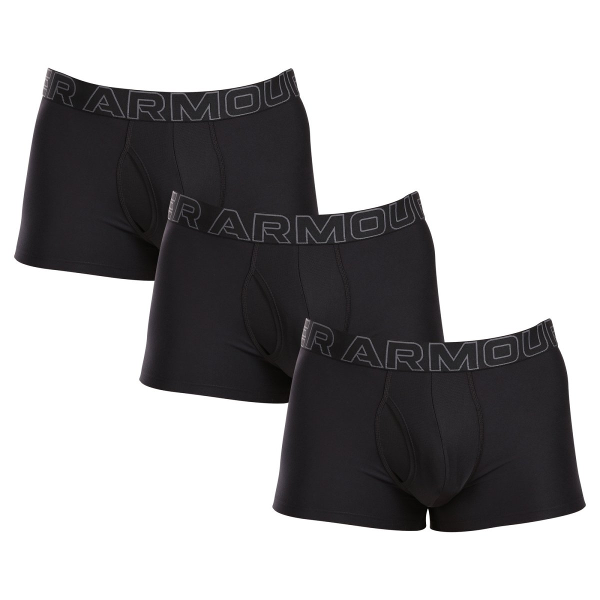 Under Armour 3PACK pánské boxerky černé (1383882 001) 4XL Under Armour