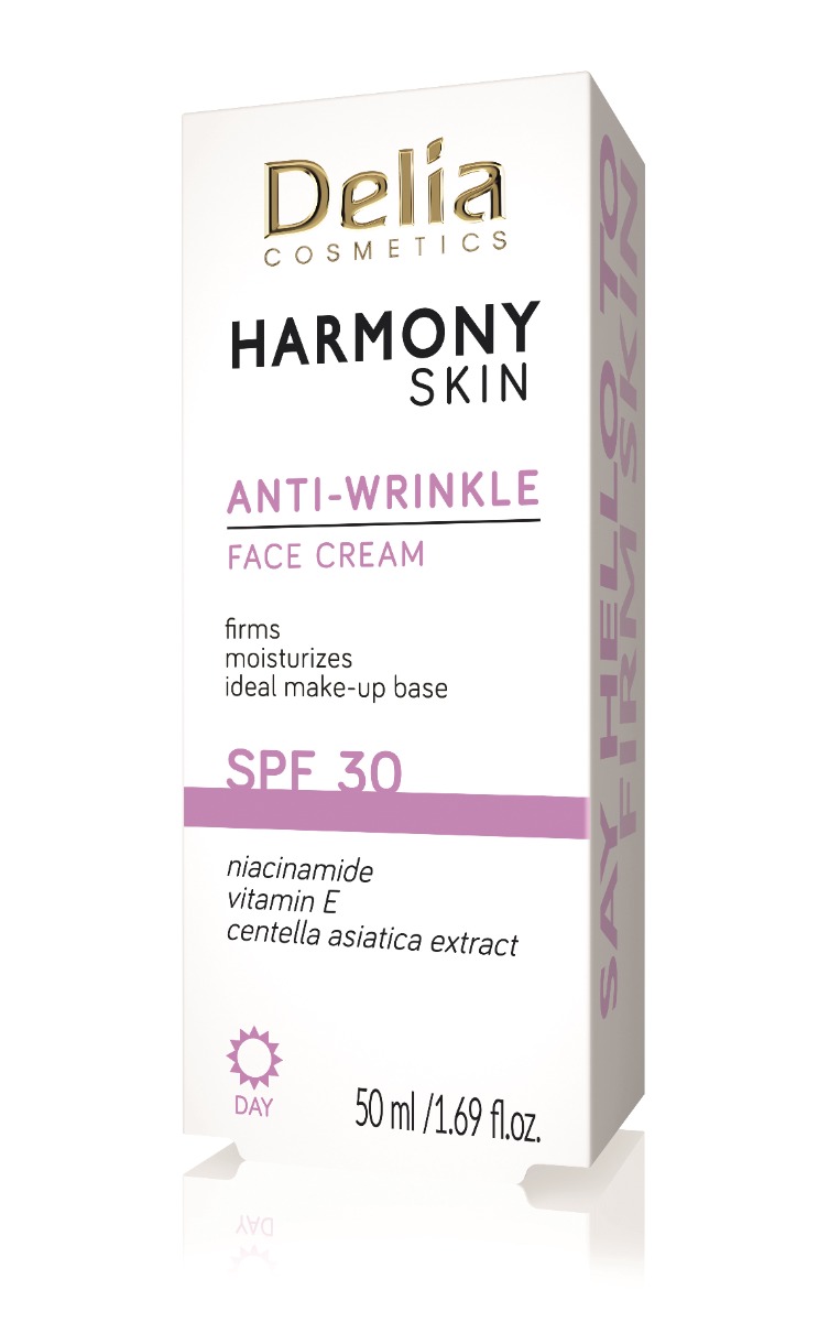 Delia Harmony Skin Krém na obličej proti vráskám SPF30 50 ml Delia