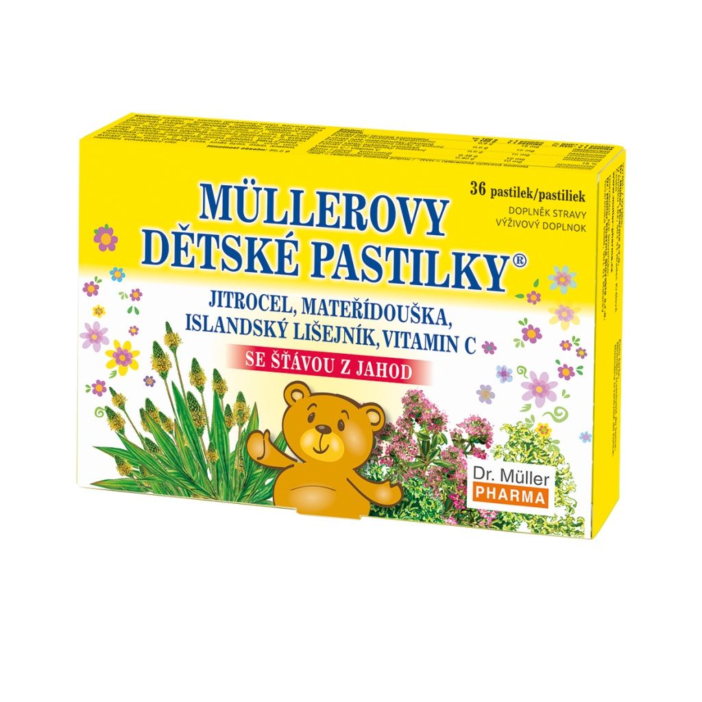 Dr. Müller Müllerovy dětské pastilky 36 pastilek Dr. Müller