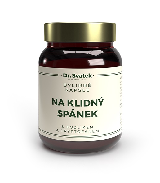 Dr. Svatek Bylinné kapsle Na klidný spánek s kozlíkem a tryptofanem 90 kapslí Dr. Svatek