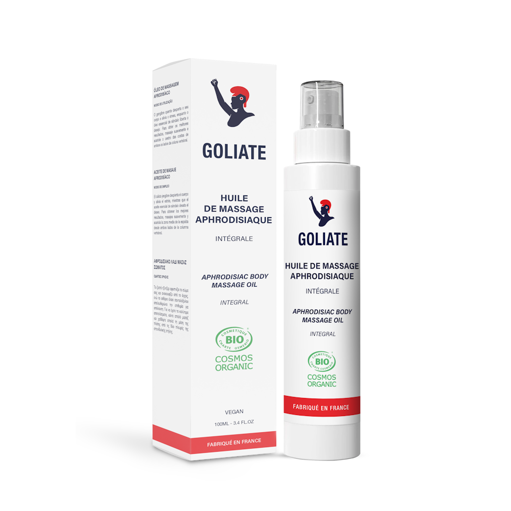 Goliate Afrodiziakální masážní olej BIO 100ml Goliate