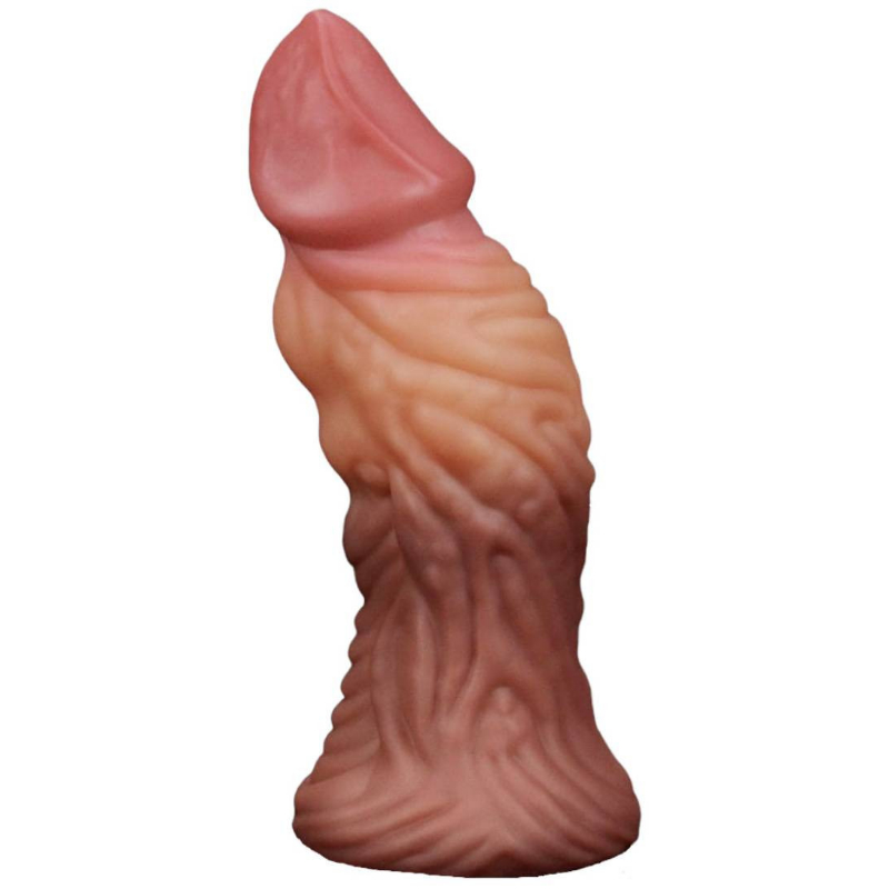 Love Toy Monster dildo z dvojitého silikonu Fantasy Cock 18 cm Love Toy