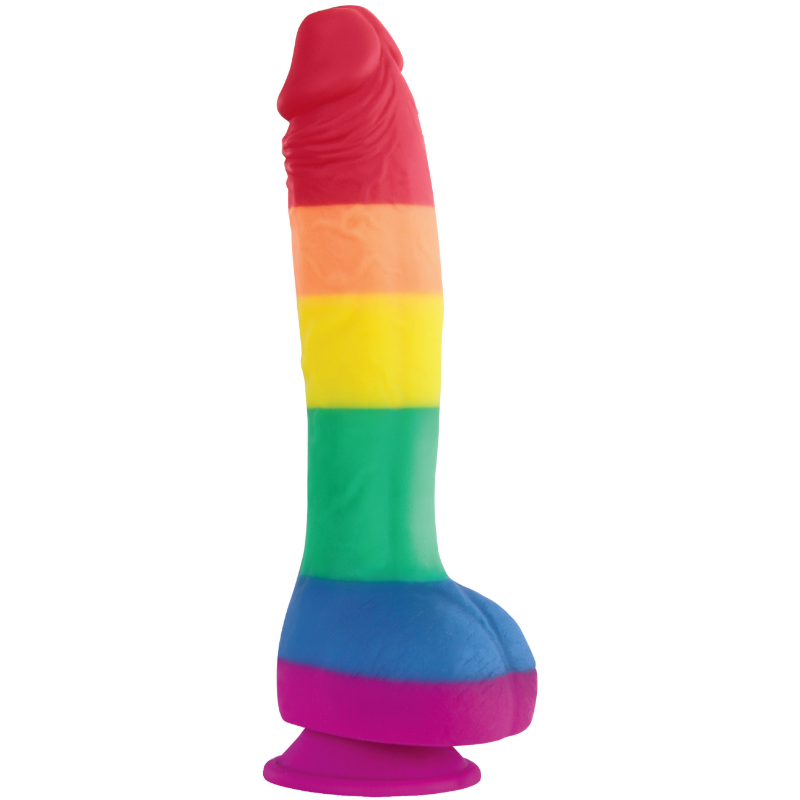 NS Novelties Dildo s přísavkou Rainbow Lust 24