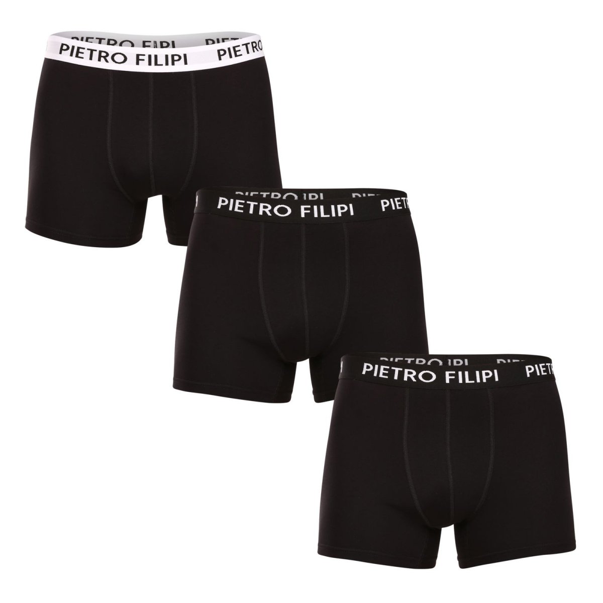 Pietro Filipi 3PACK pánské boxerky černé (3BCL006) L Pietro Filipi