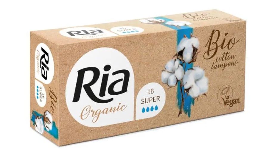 Ria ORGANIC Super tampony 16 ks Ria