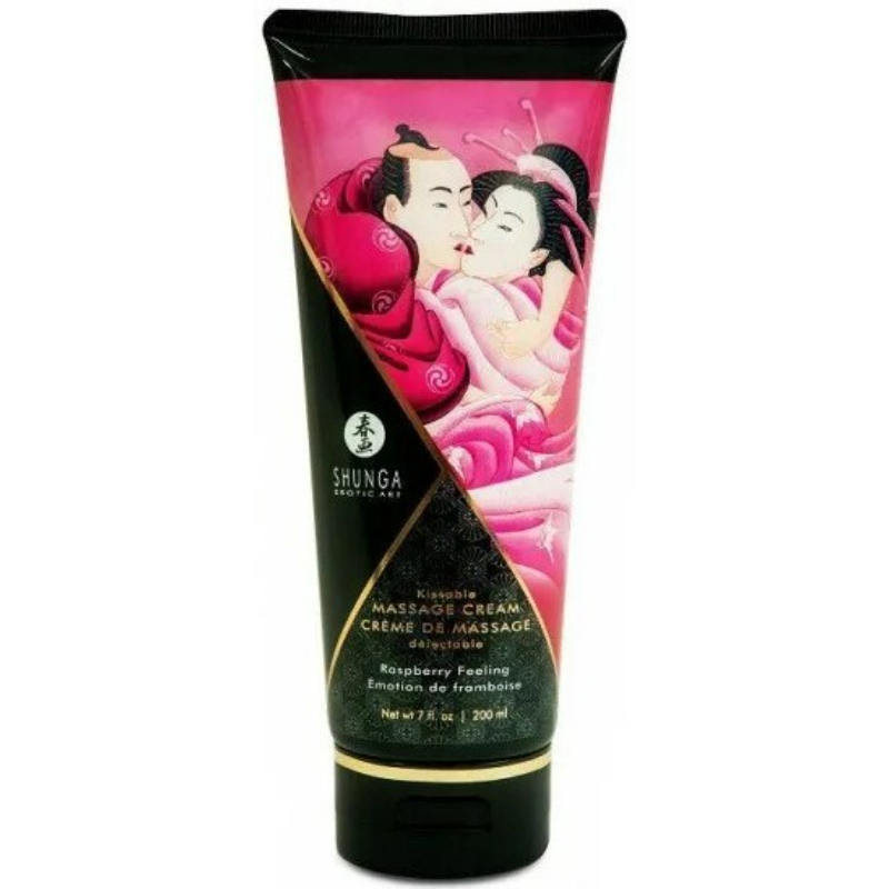 Shunga Masážní krém Raspberry Feeling (200 ml) Shunga