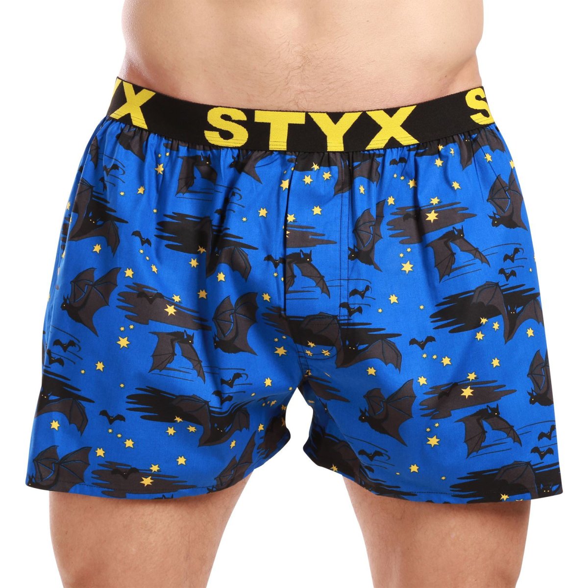 Styx Pánské trenky art sportovní guma netopýr (B1759) XL Styx